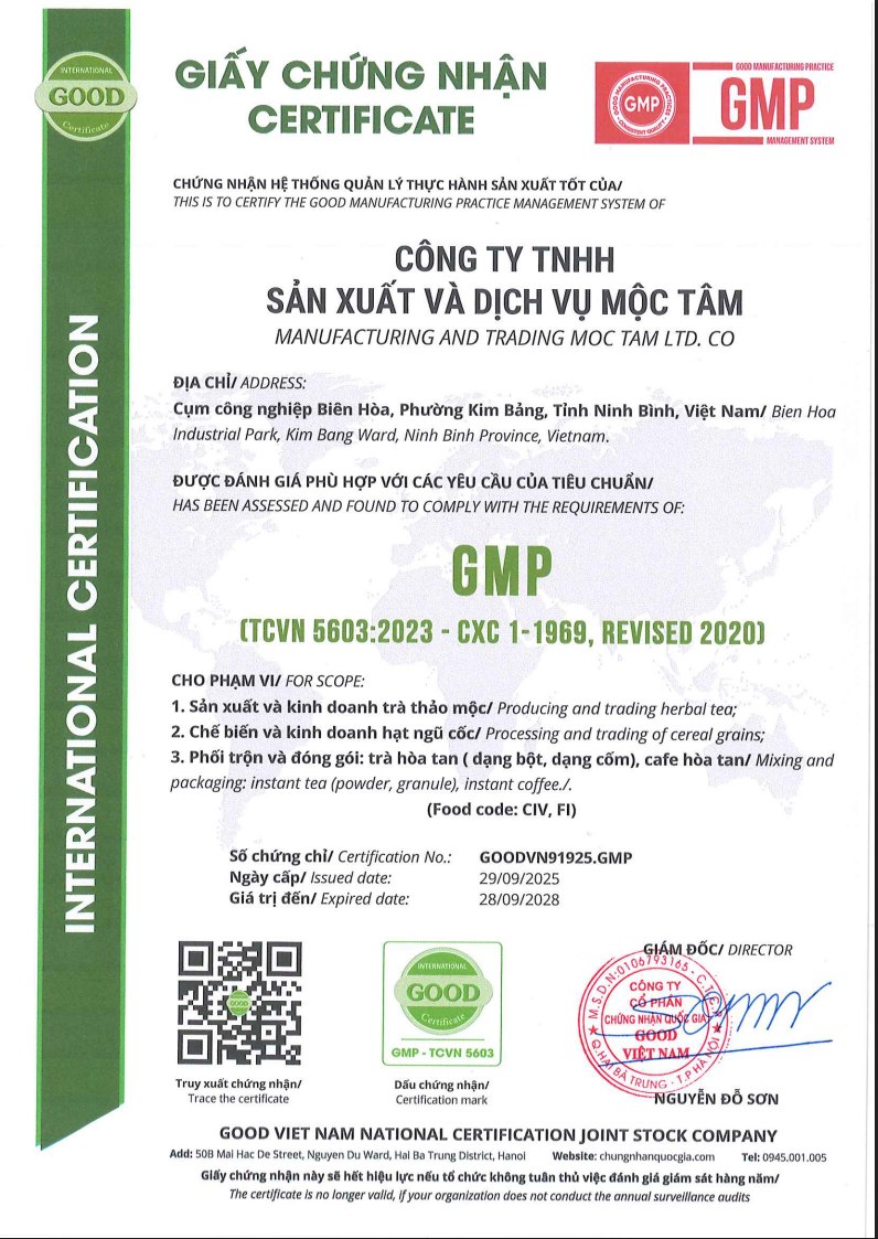 Chứng nhận GMP