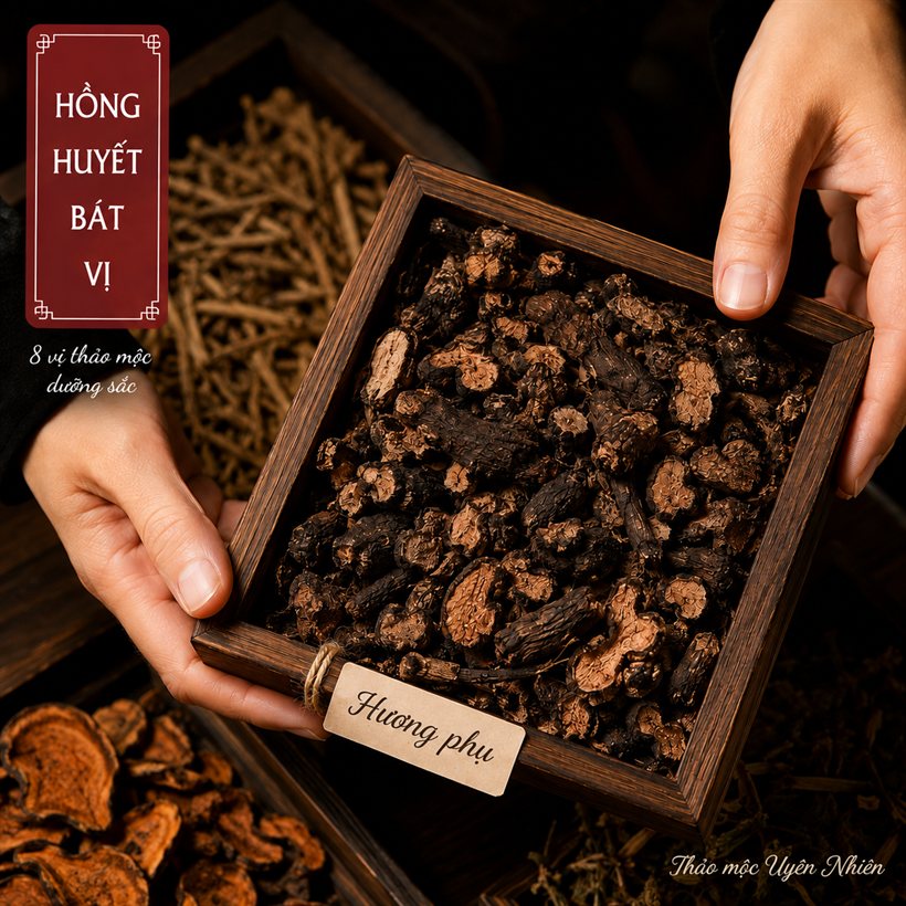 Hương phụ (củ gấu) — hành khí giải uất
